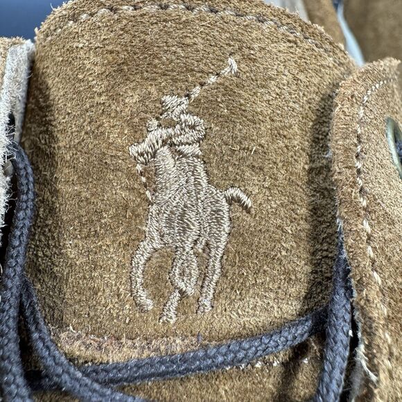 Polo Ralph Lauren Bienne II -LU-BTS Men’s Suede Boat Shoes Size 11.5D 14557 - Picture 8 of 16